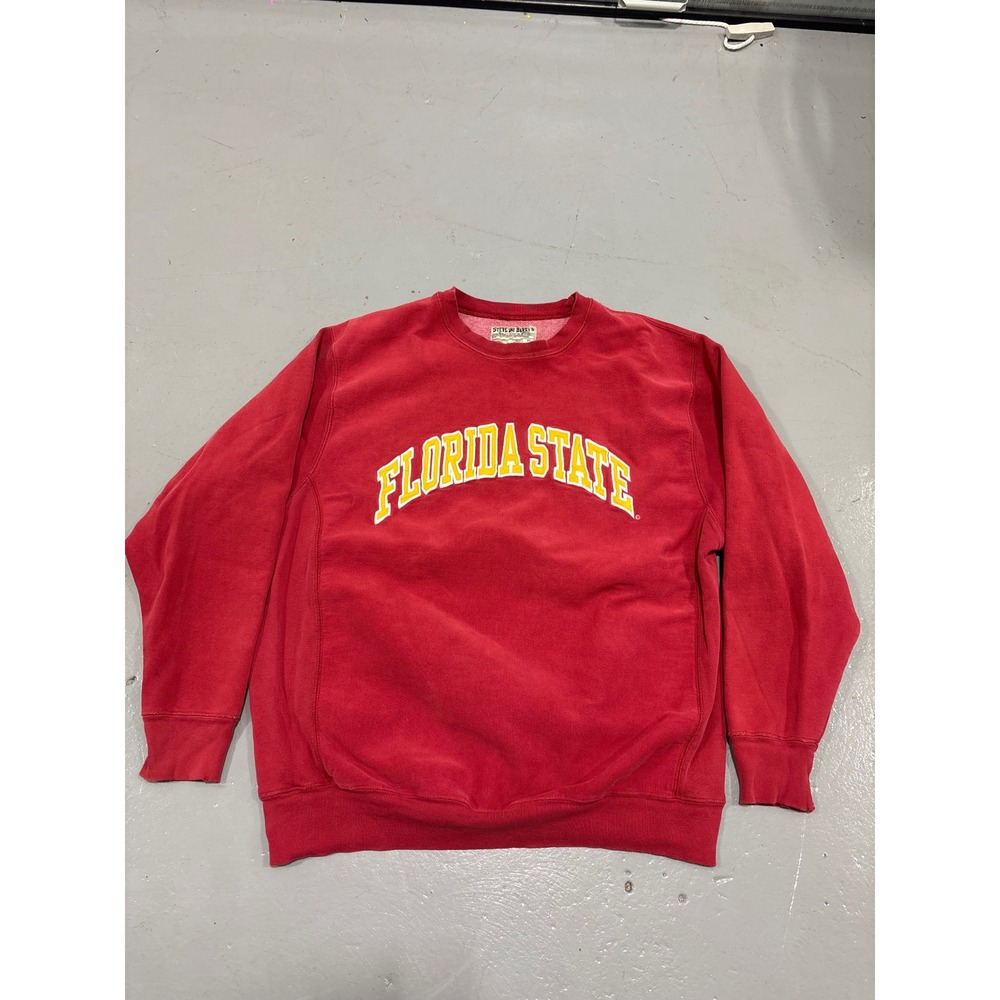 Steve and Barrys Florida State Sweatshirt XL Red FSU Crewneck Heavyweight Vtg